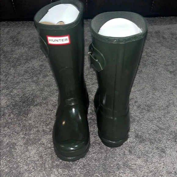 BRAND NEW Hunter-  Dark Green Women's Rain Boots - Picture 4 of 4